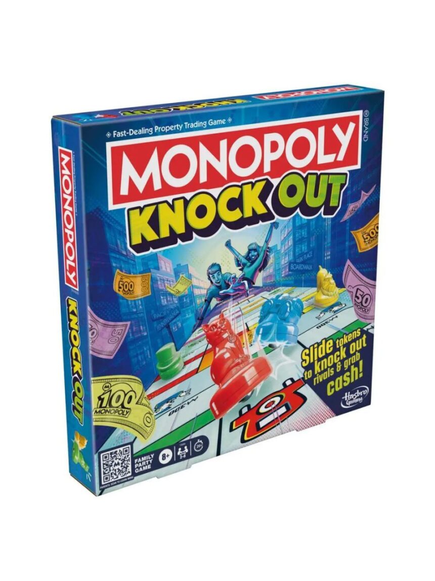 Hasbro επιτραπέζιο παιχνίδι monopoly knockout f8995 - Monopoly