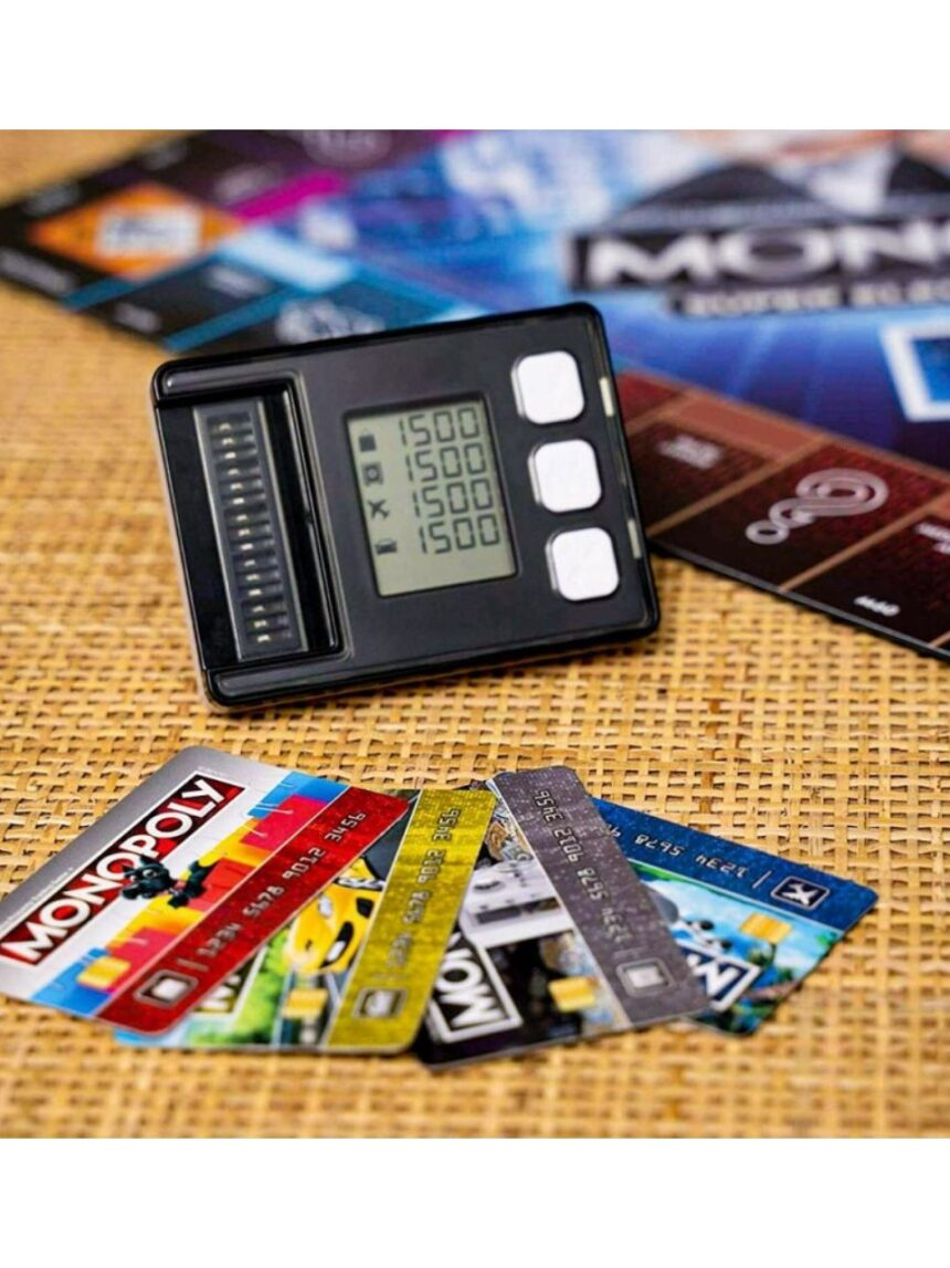 Hasbro monopoly super electronic banking ηλεκτρονική εξαργύρωση bonus e8978 - Monopoly