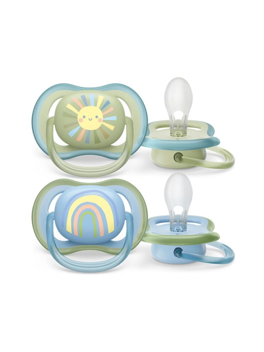 Philips avent πιπίλα ultra air 2τμχ 0-6m (2 σχέδια), scf085/30 - Philips Avent