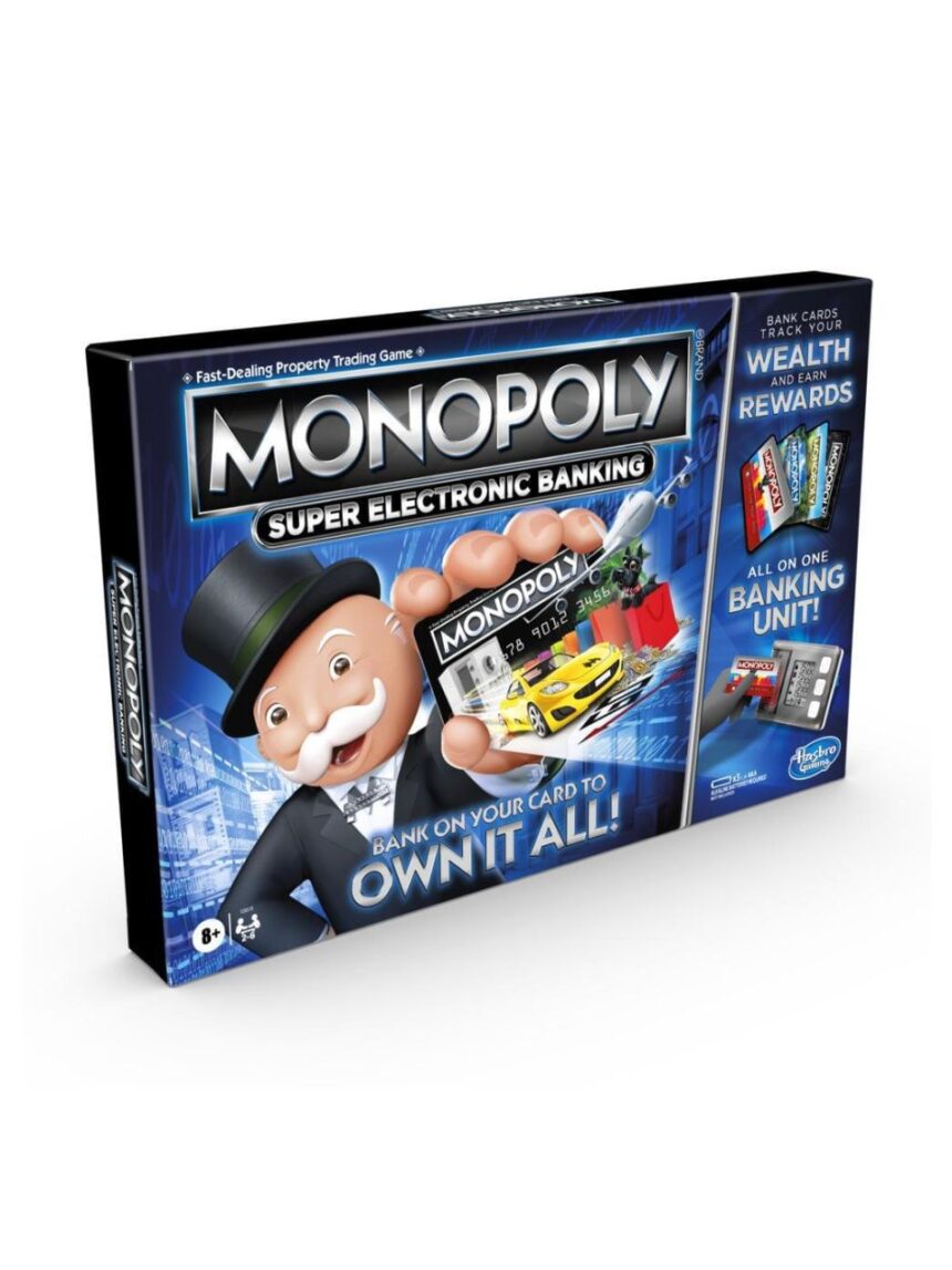 Hasbro monopoly super electronic banking ηλεκτρονική εξαργύρωση bonus e8978 - Monopoly