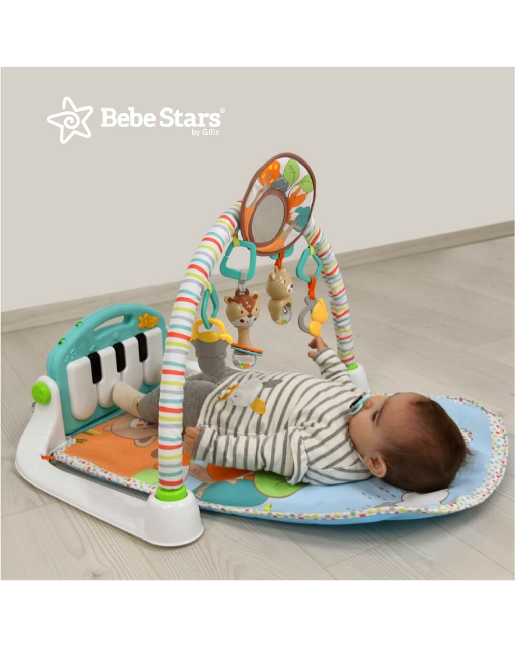 Bebe stars γυμναστήριο piano raccoon, 100-180 - Bebe Stars