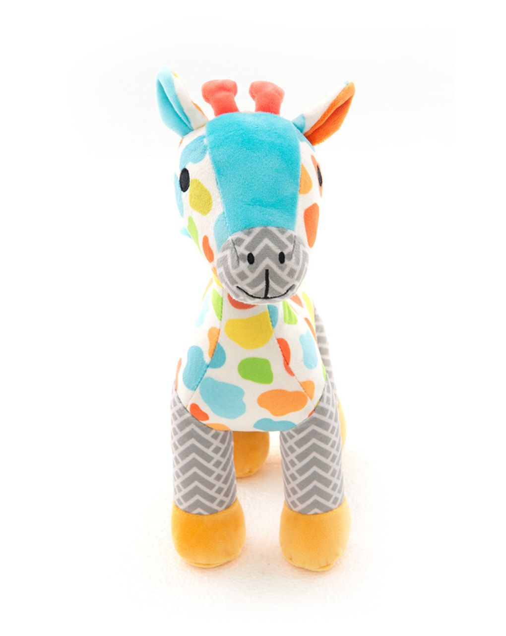 Happymals λούτρινο jungle world: καμηλοπάρδαλη, hj-001