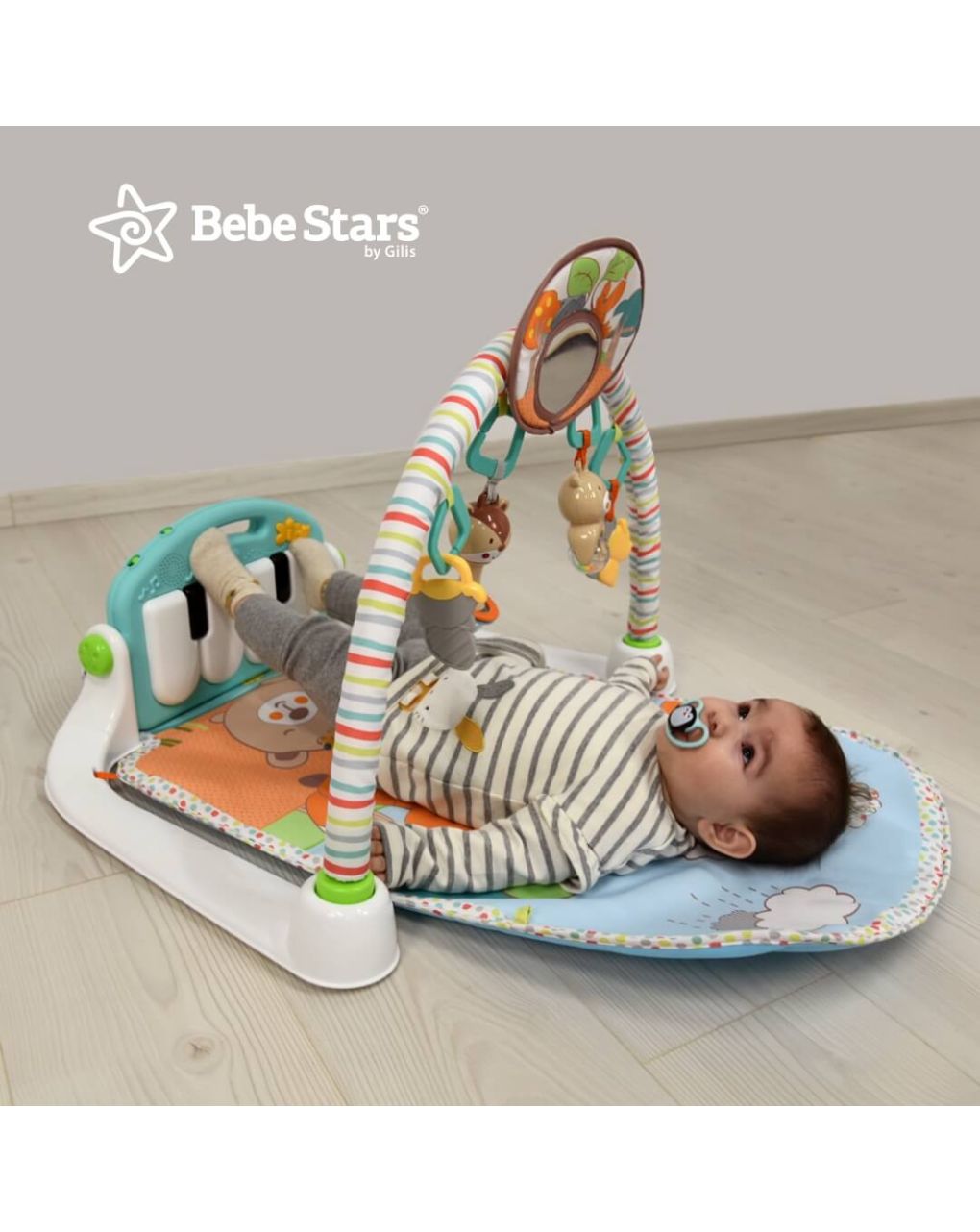 Bebe stars γυμναστήριο piano raccoon, 100-180 - Bebe Stars