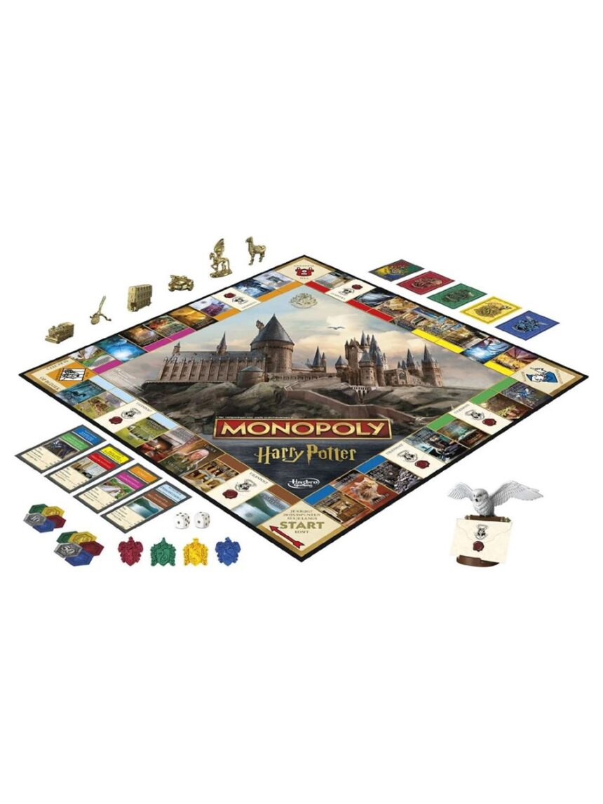 Hasbro επιτραπέζιο παιχνίδι monopoly harry potter edition f9422 - Monopoly