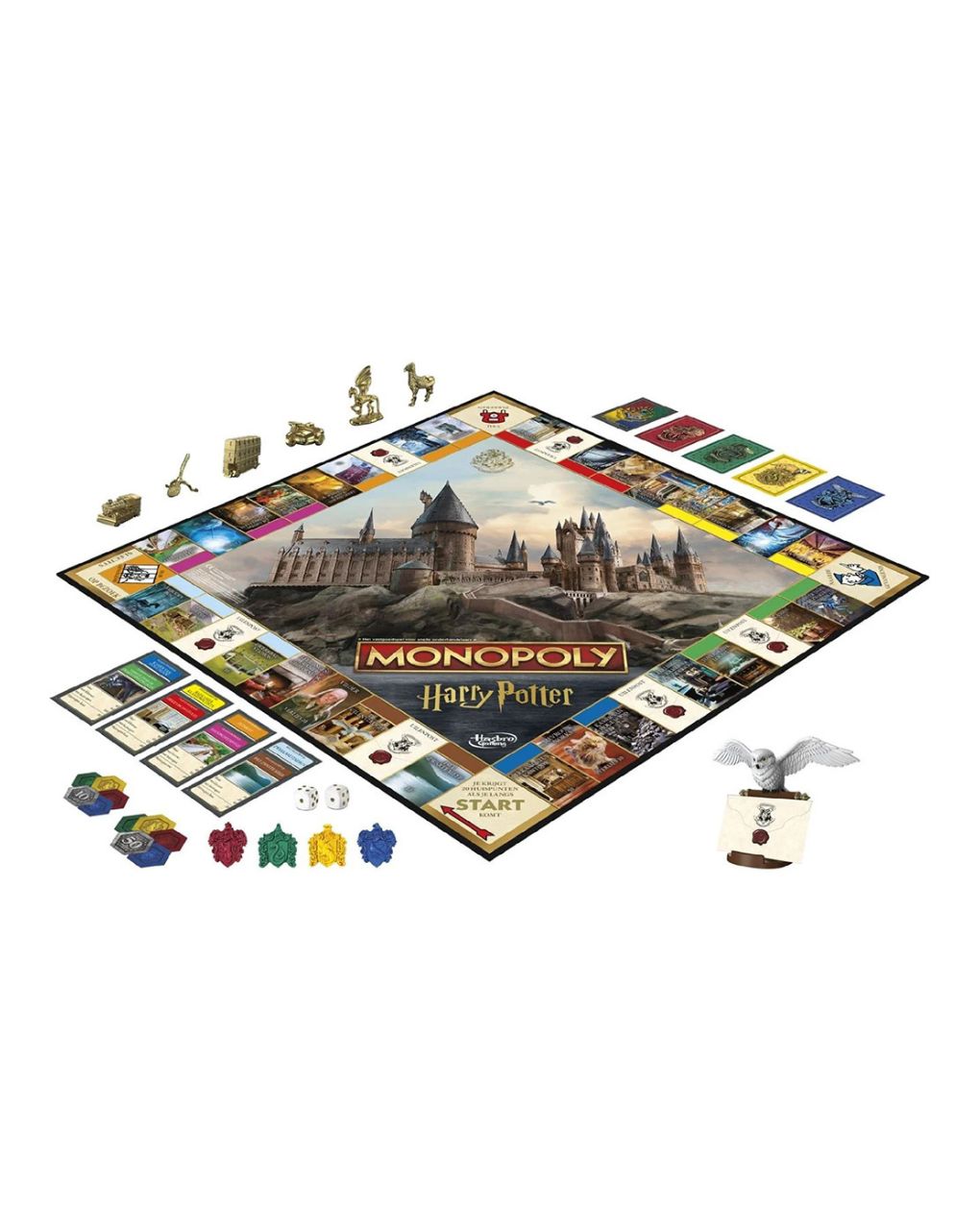 Hasbro επιτραπέζιο παιχνίδι monopoly harry potter edition f9422 - Monopoly