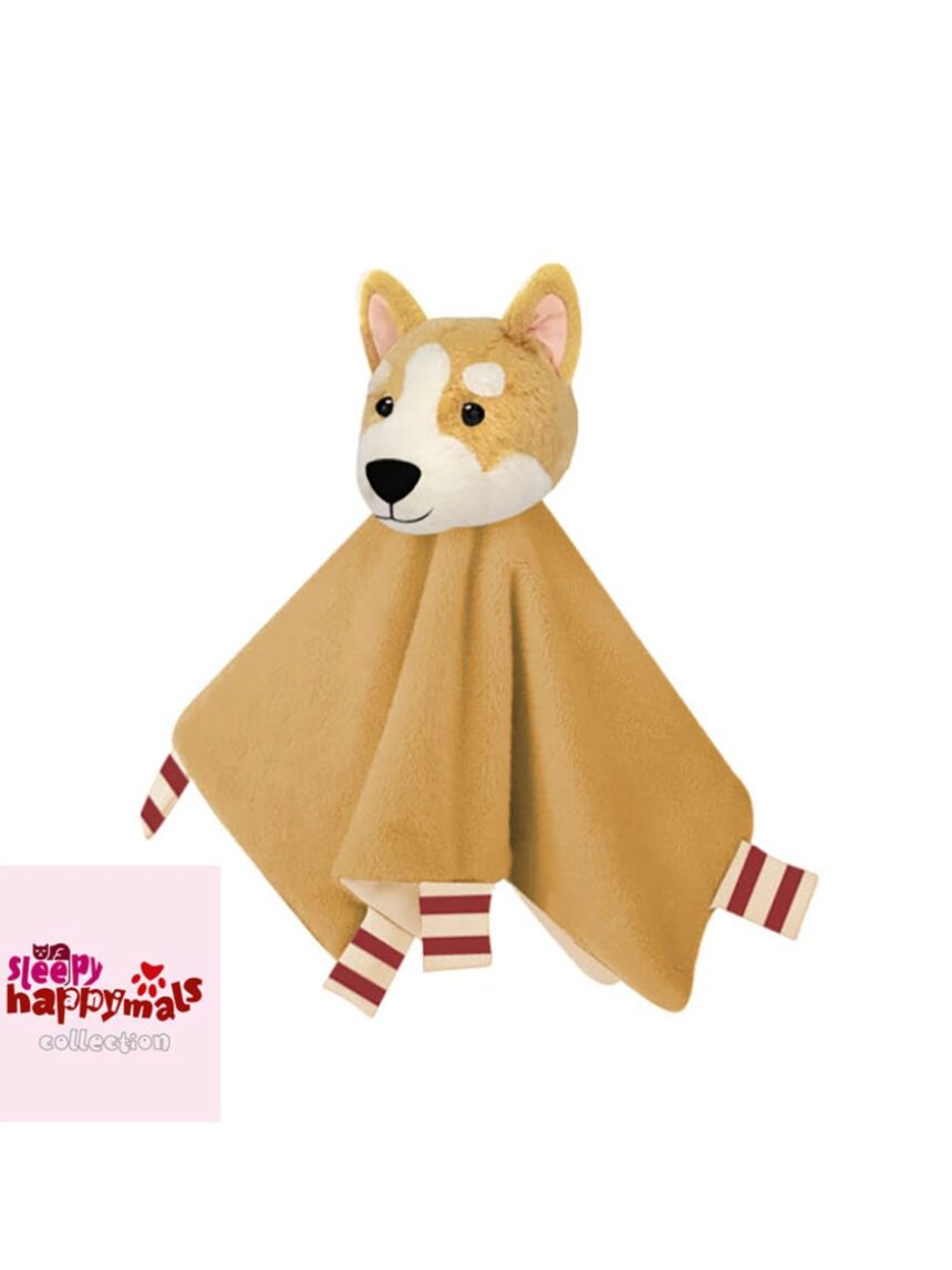 Happymals πανάκι παρηγοριάς sweet sleep: σκύλος κόργκι, hm-003 - HAPPYMALS