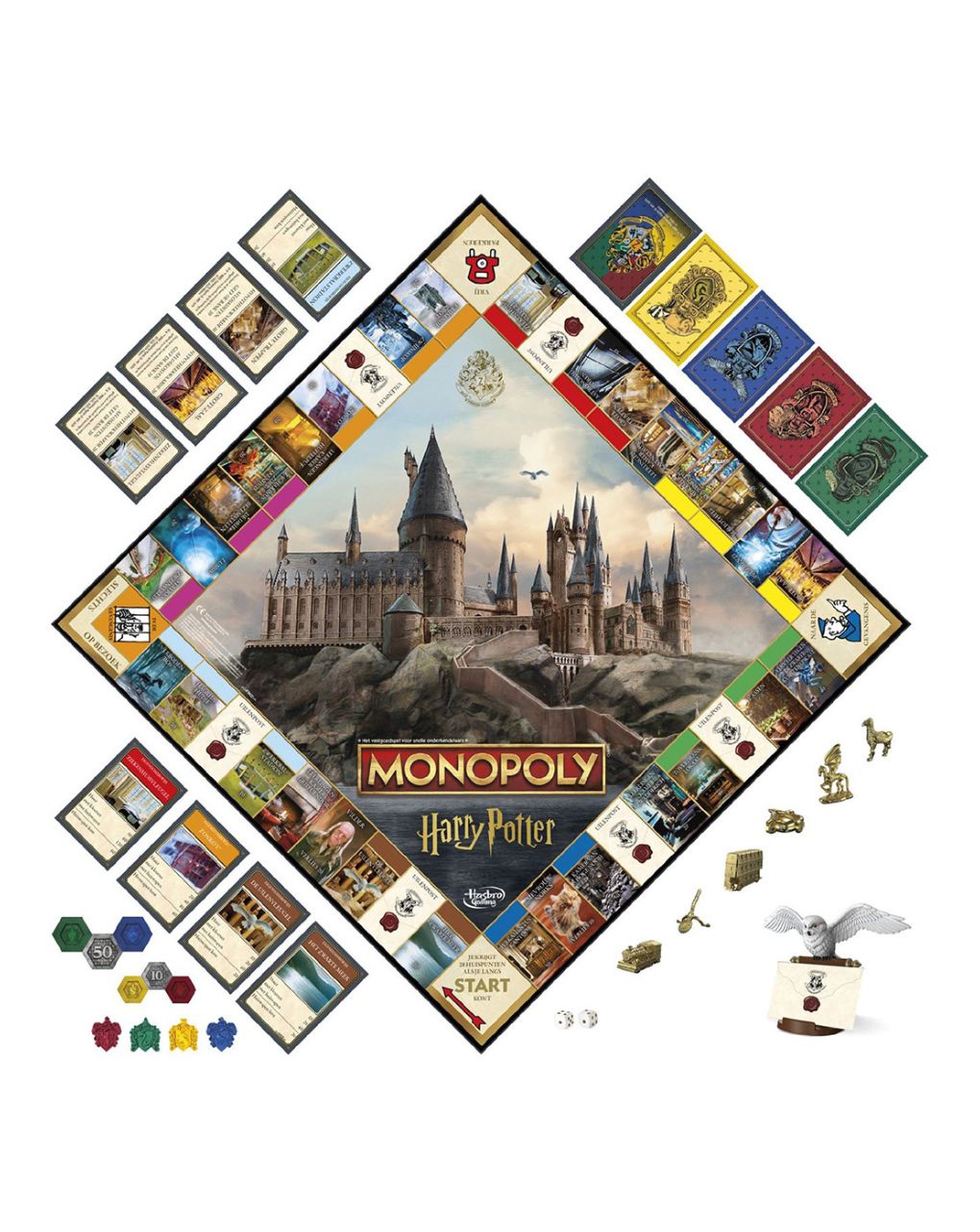 Hasbro επιτραπέζιο παιχνίδι monopoly harry potter edition f9422 - Monopoly