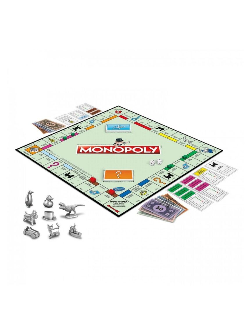 Hasbro επιτραπεζιο παιχνίδι monopoly classic ελληνική έκδοση c1009 - Monopoly