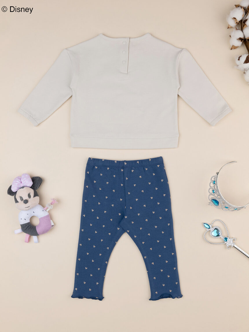 βρεφικό σετ μπλούζα φούτερ και κολάν minnie για κορίτσι - Prénatal