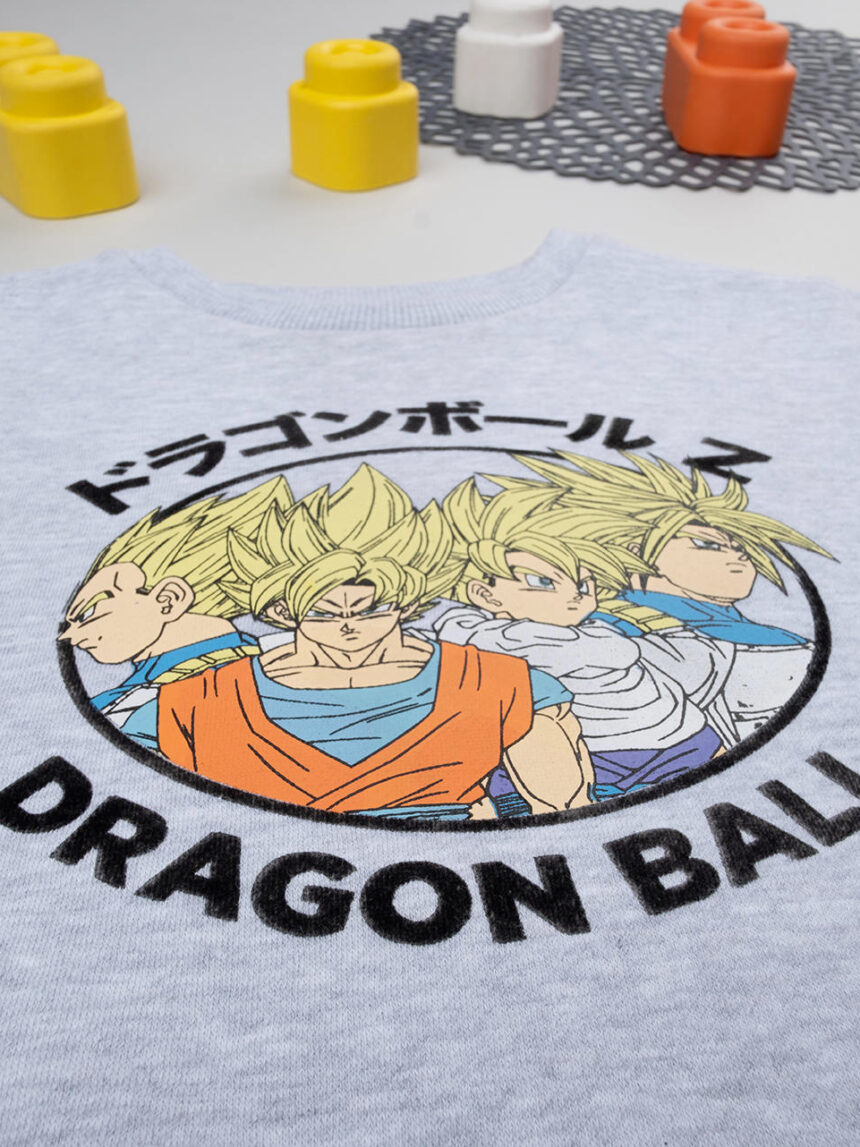 παιδική μπλούζα φούτερ γκρι dragon ball για αγόρι - Prénatal