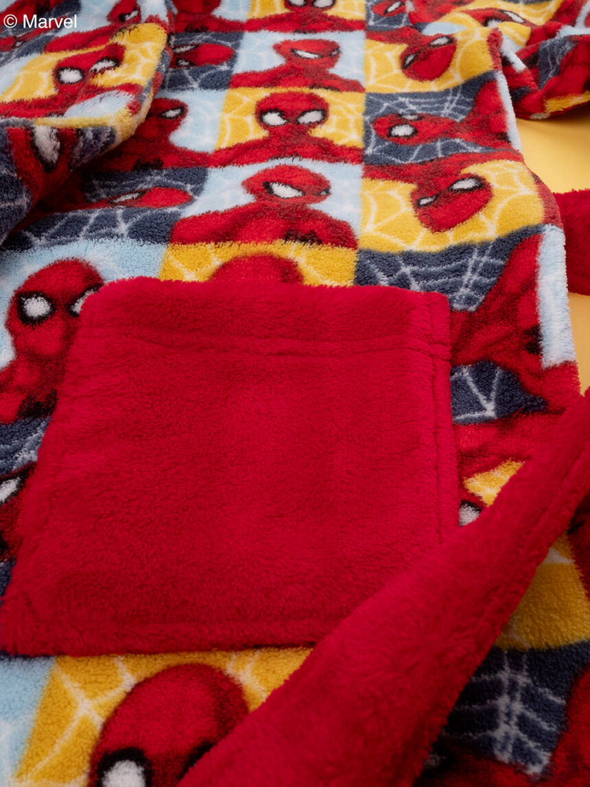 παιδική ρόμπα fleece spiderman για αγόρι - Prénatal