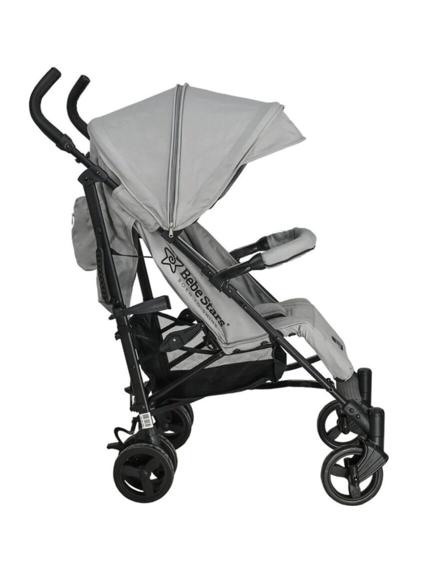 Bebe stars καρότσι buggy adam ice grey 186-188 - Bebe Stars