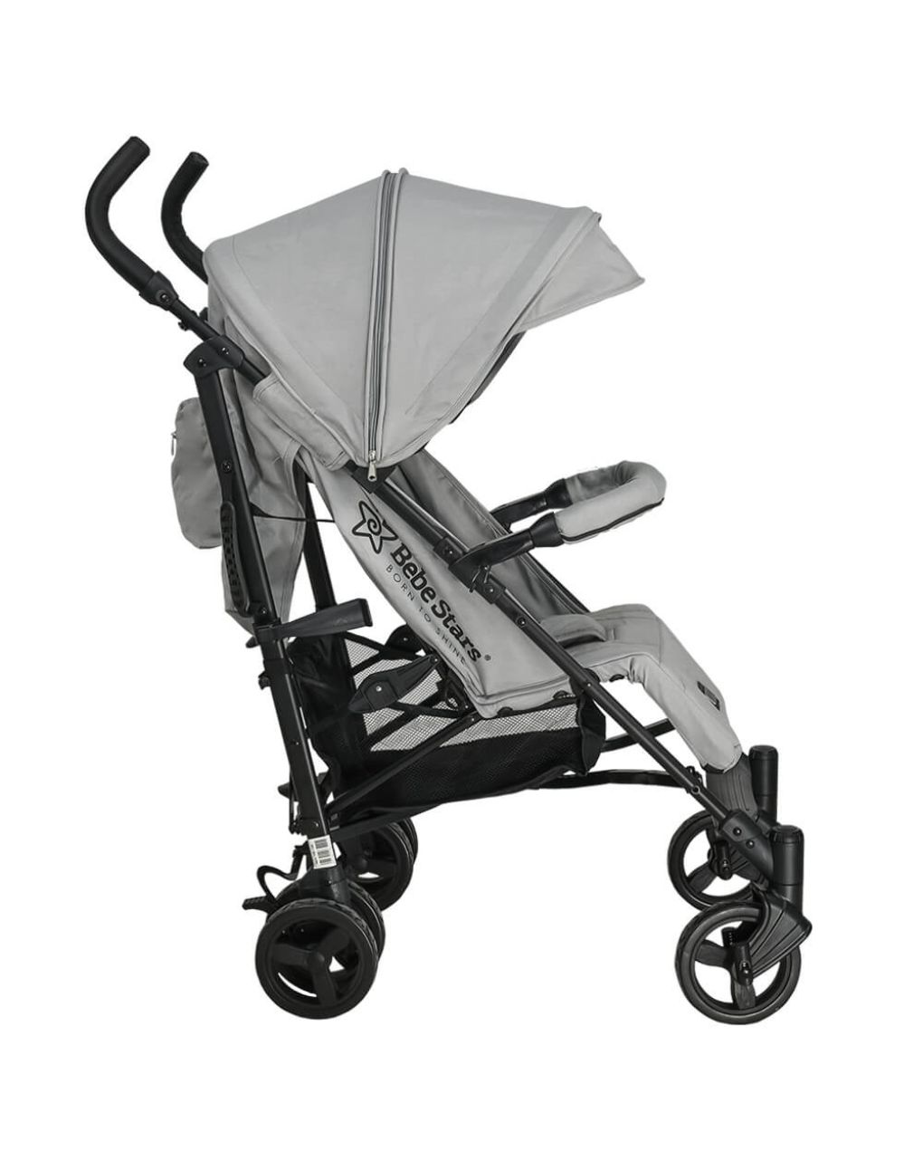 Bebe stars καρότσι buggy adam ice grey 186-188 - Bebe Stars