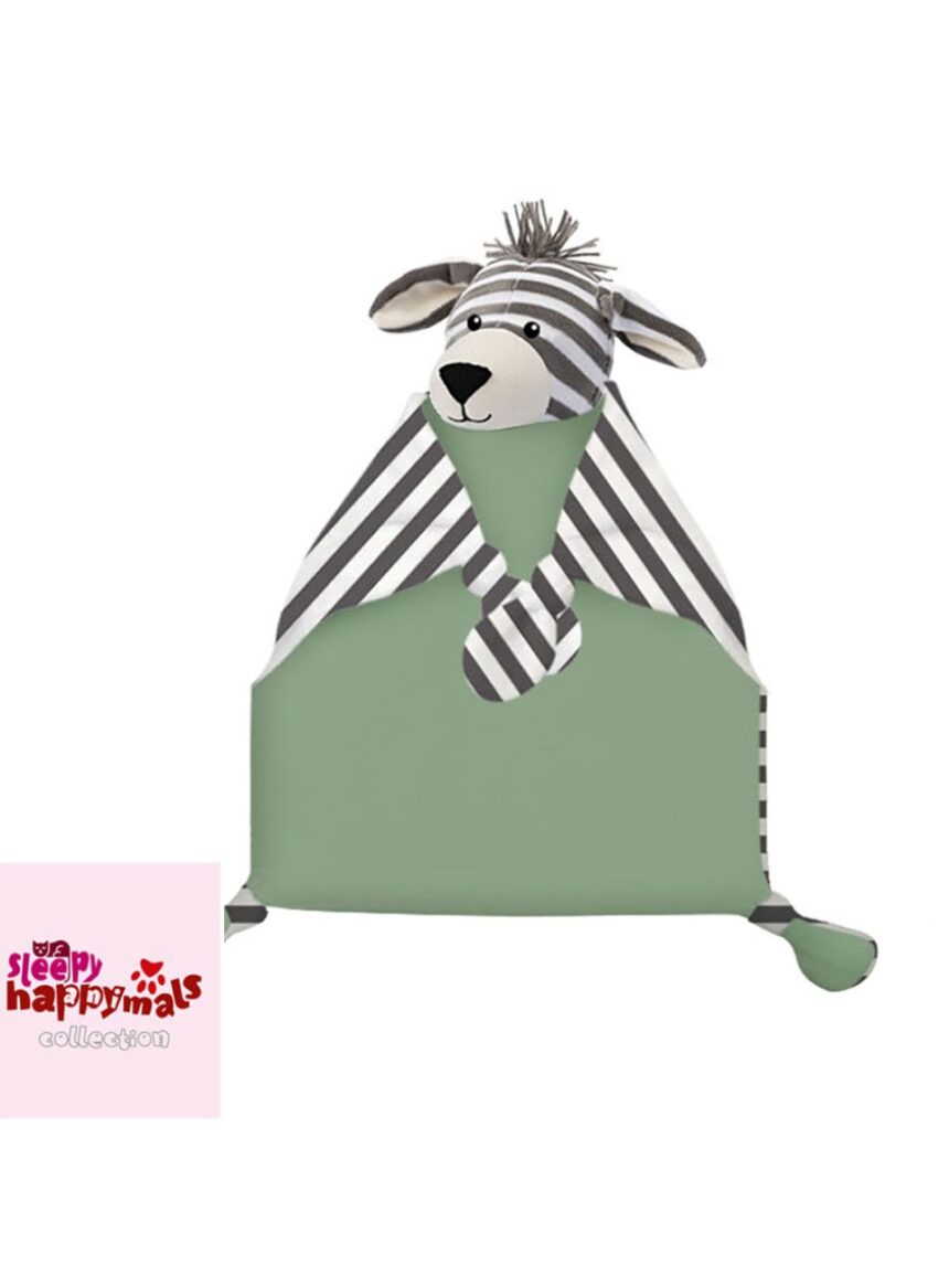 Happymals πανάκι παρηγοριάς sweet sleep: ζέβρα, hm-010 - HAPPYMALS