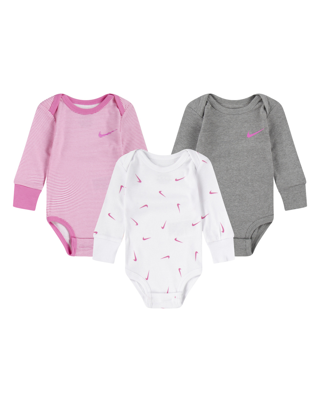 Nike baby essentials φορμάκια πακέτο x3 56m164-w7s για νεογέννητο κορίτσι - Nike