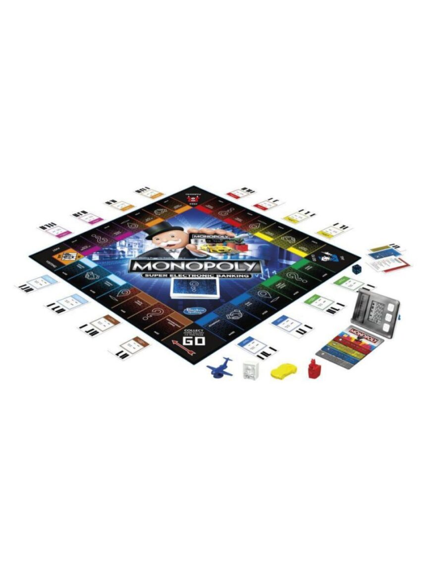 Hasbro monopoly super electronic banking ηλεκτρονική εξαργύρωση bonus e8978 - Monopoly