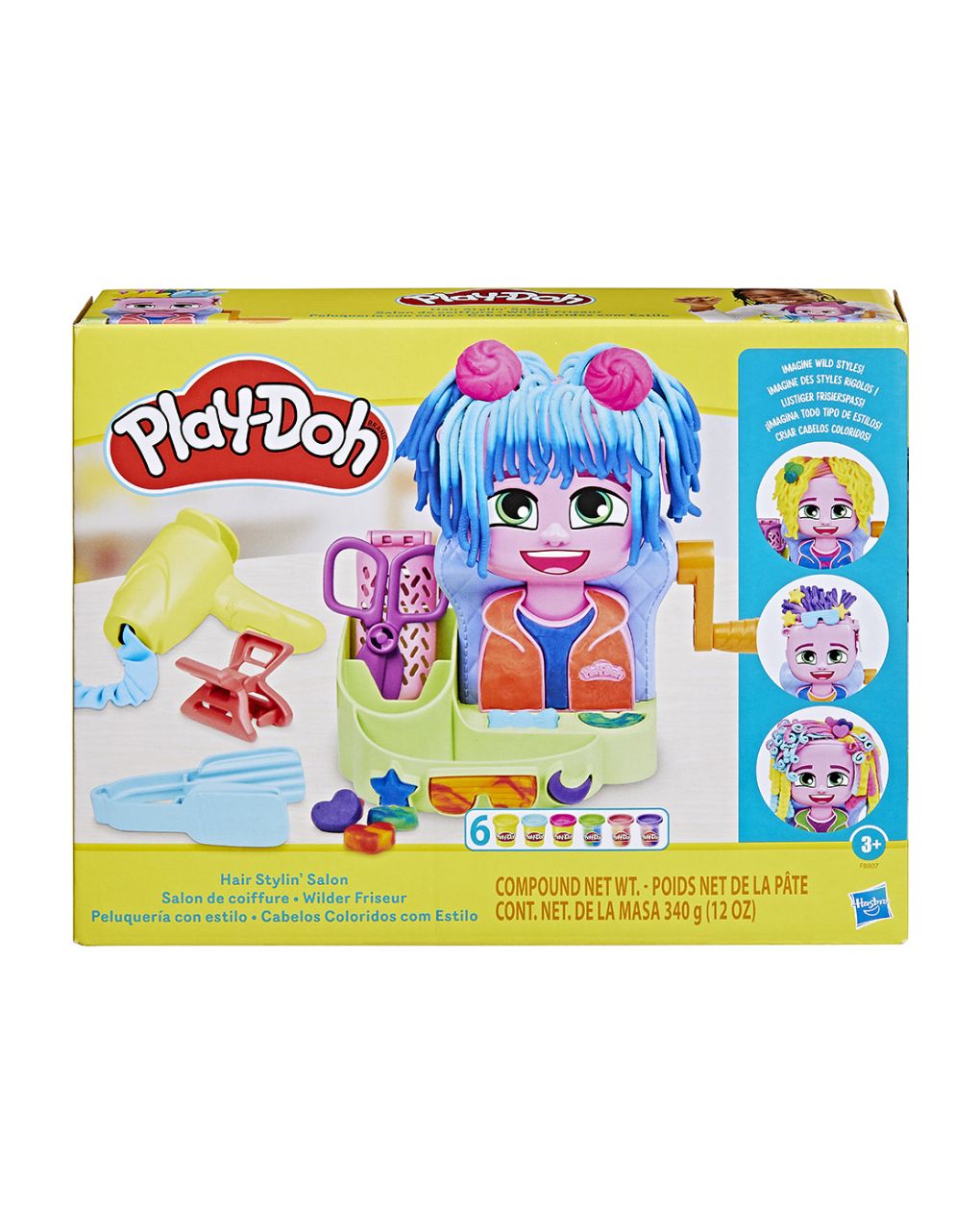 Hasbro play-doh hair stylin’ salon f8807