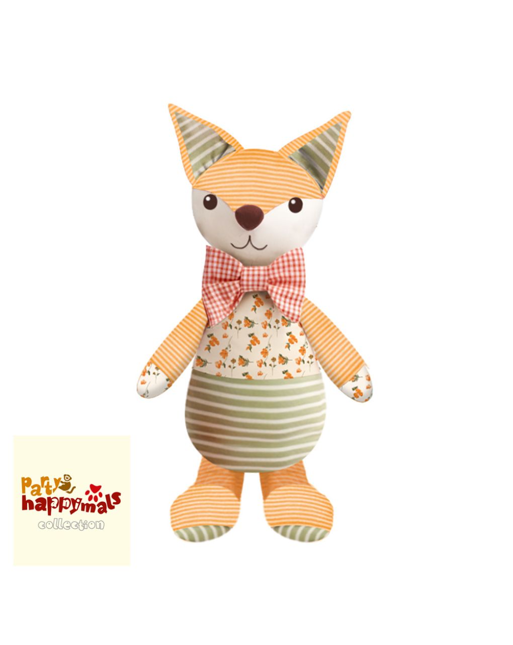Happymals λούτρινο party time: αλεπού, hp-003 - HAPPYMALS