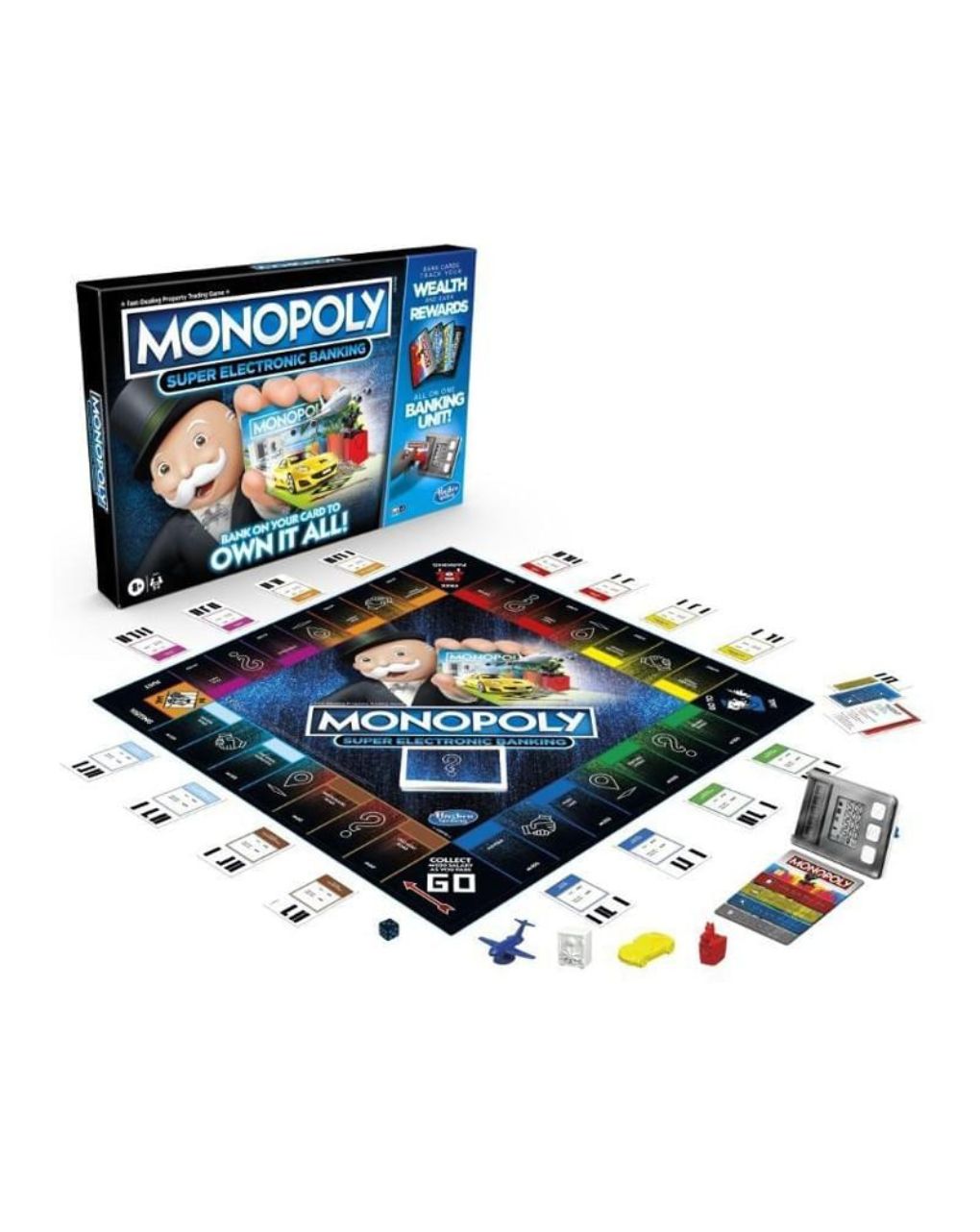 Hasbro monopoly super electronic banking ηλεκτρονική εξαργύρωση bonus e8978 - Monopoly