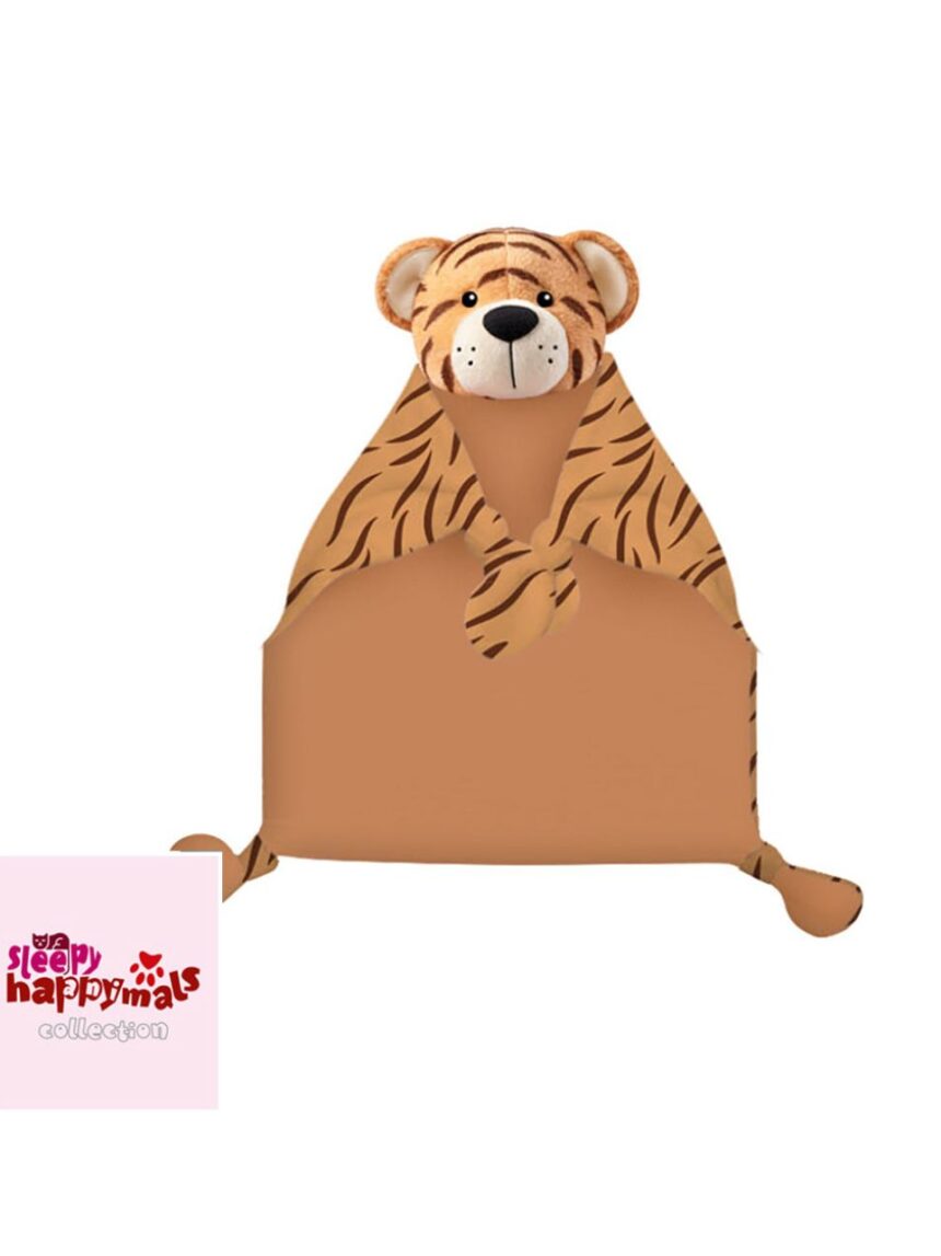 Happymals πανάκι παρηγοριάς sweet sleep: τίγρης, hm-011 - HAPPYMALS