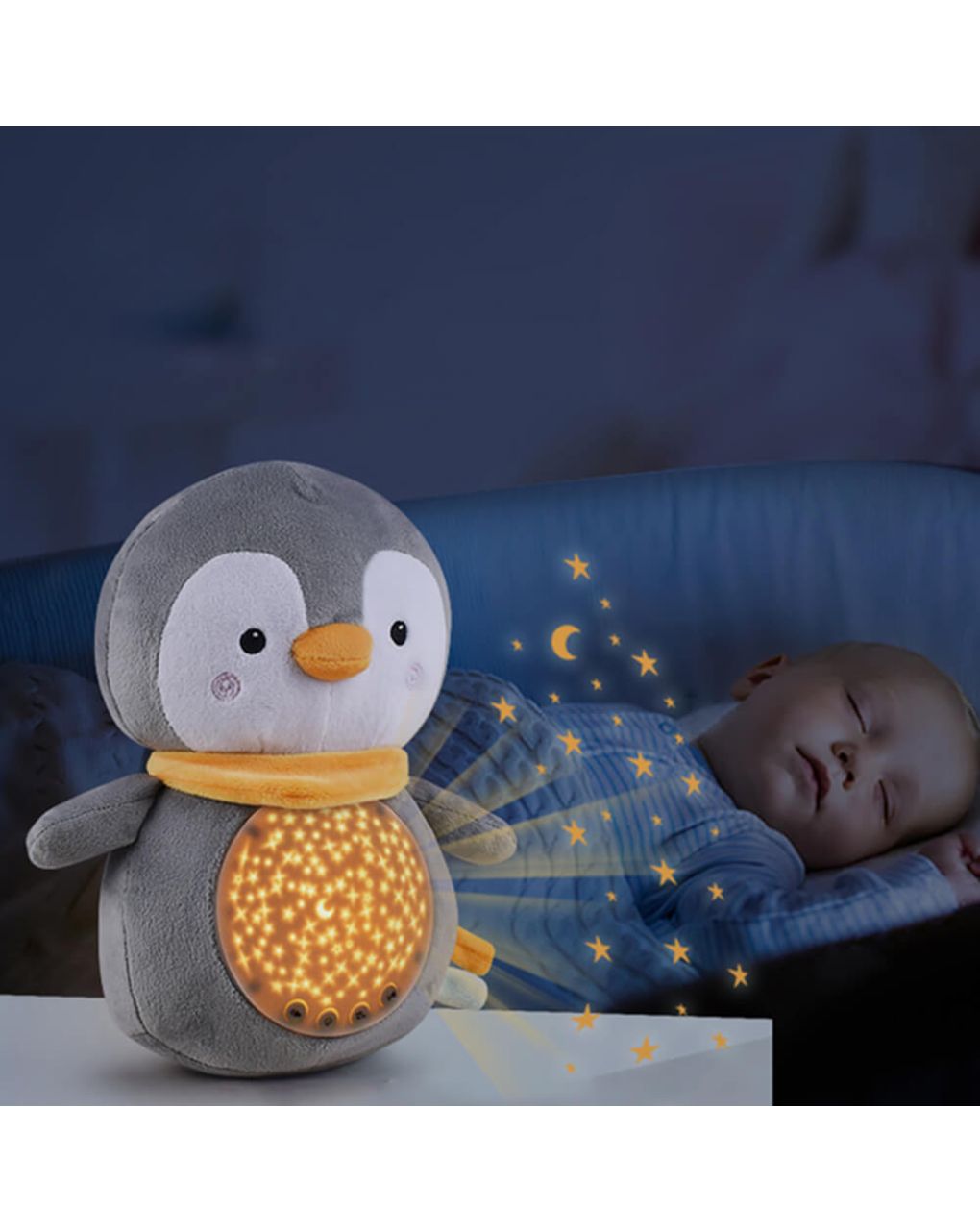 Bebe stars μουσικός προβολέας penguin, 855-172 - Bebe Stars