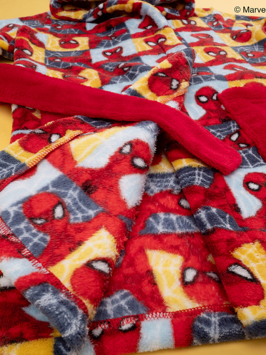 παιδική ρόμπα fleece spiderman για αγόρι - Prénatal