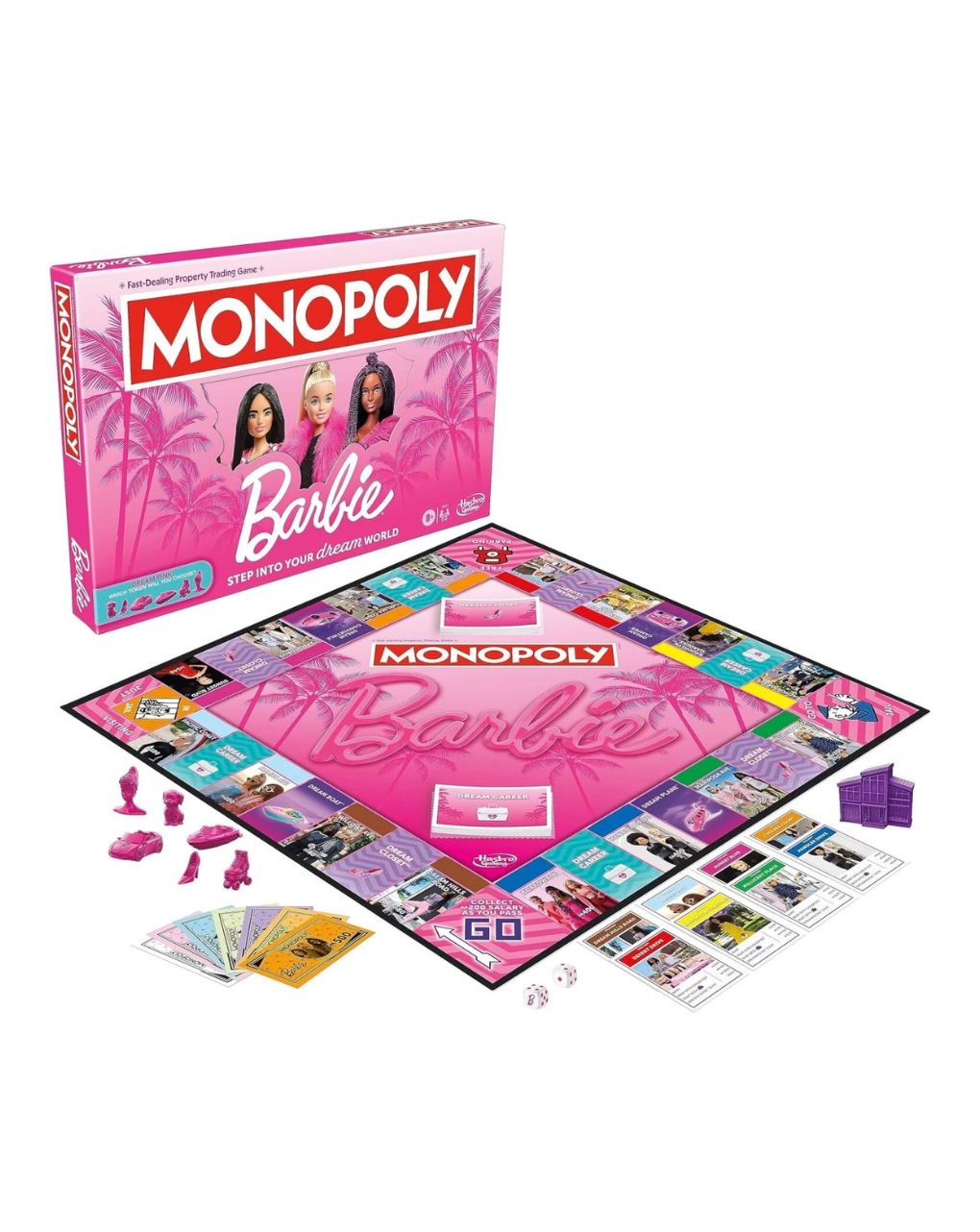 Hasbro επιτραπεζιο παιχνίδι monopoly barbie g0038 - Monopoly