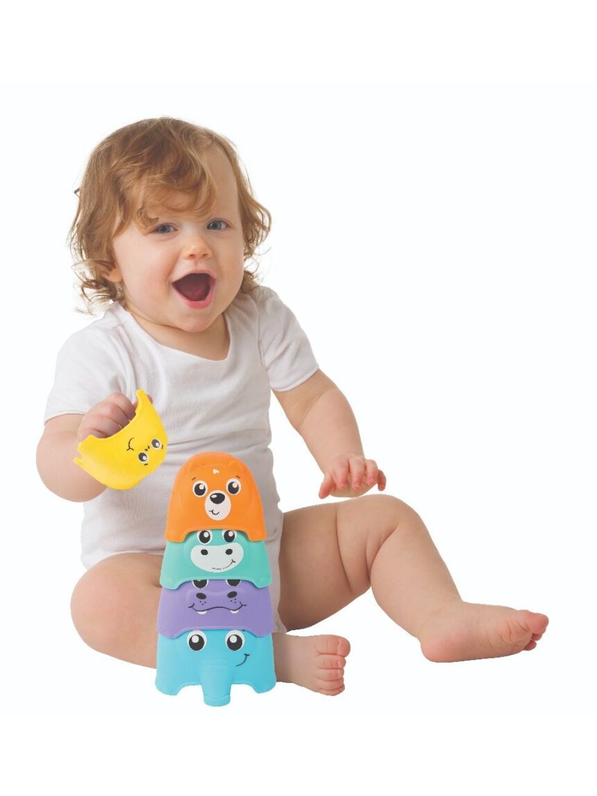Playgro playgro παιχνίδι στοίβαξης learn stacks of animals sort and nest cups - Playgro