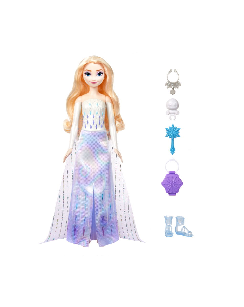 Mattel disney frozen spin & reveal κούκλα έλσα με 11 εκπλήξεις htg25 - FROZEN