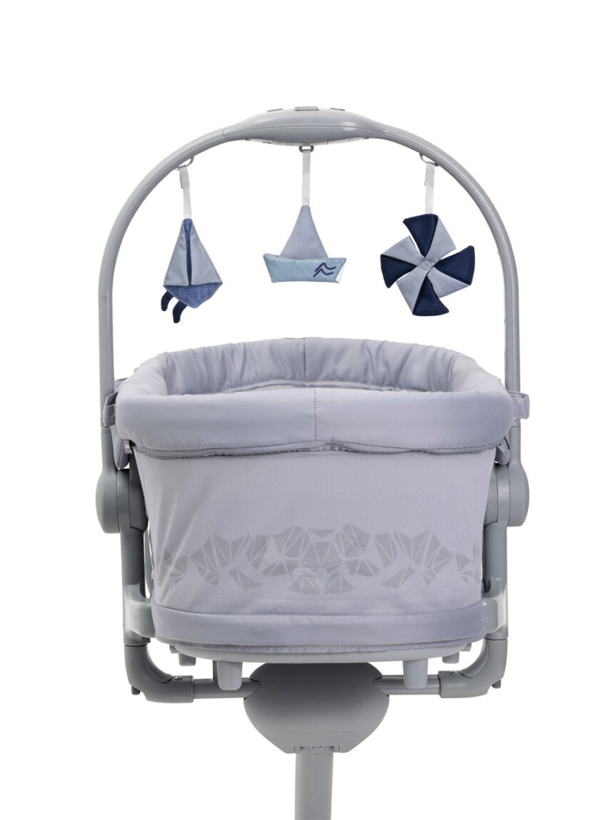 Chicco λίκνο - ριλάξ βaby hug pro 5 in 1/1 earl grey p07-87076-40 - Chicco