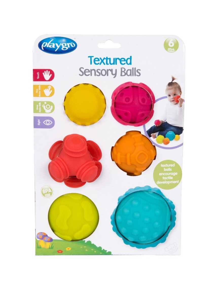 Playgro παιχνίδι σετ μπάνιου textured sensory balls - Playgro