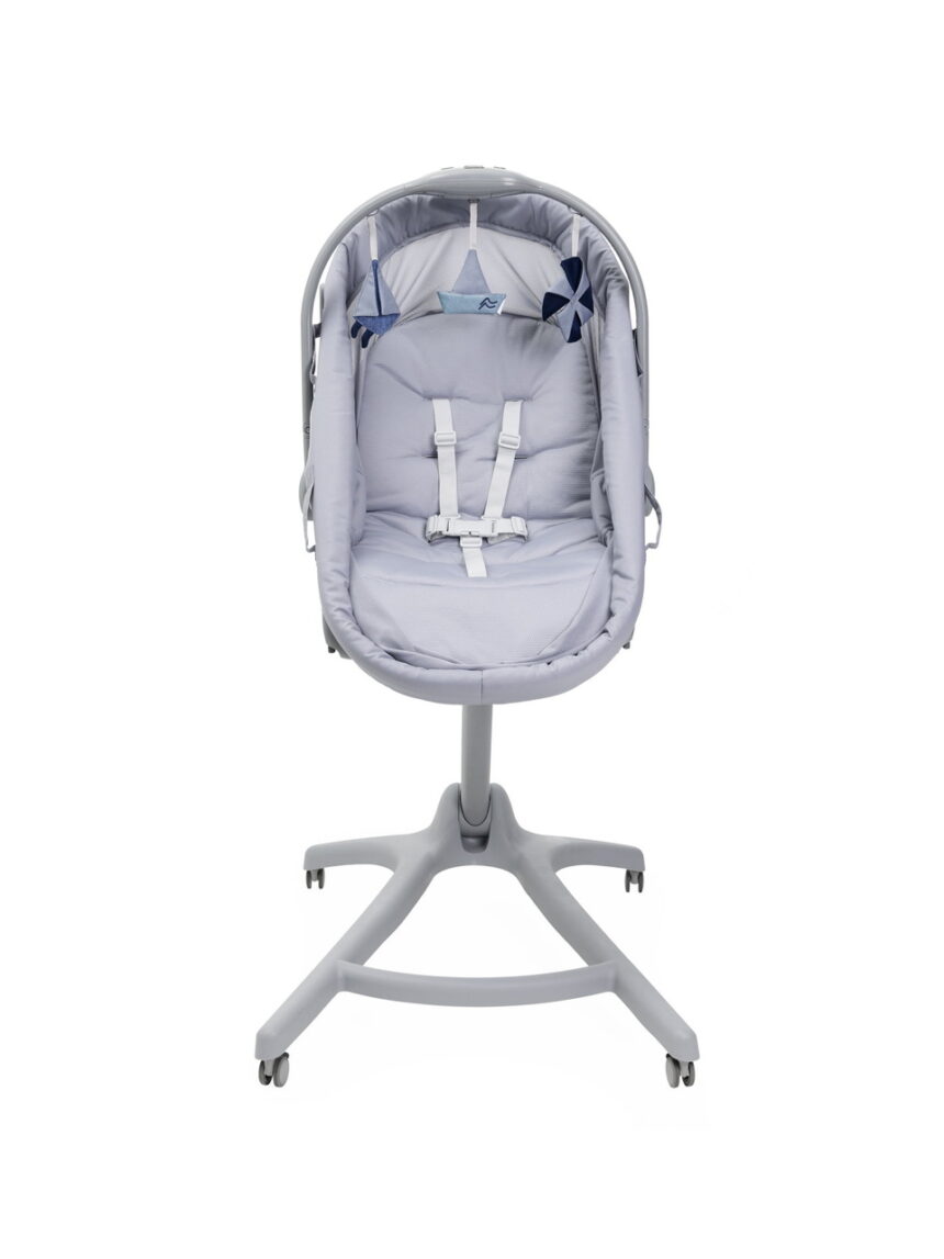 Chicco λίκνο - ριλάξ βaby hug pro 5 in 1/1 earl grey p07-87076-40 - Chicco