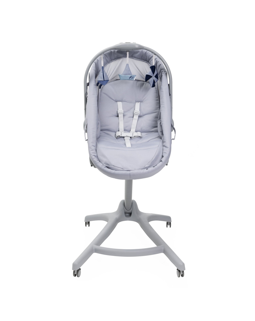 Chicco λίκνο - ριλάξ βaby hug pro 5 in 1/1 earl grey p07-87076-40 - Chicco