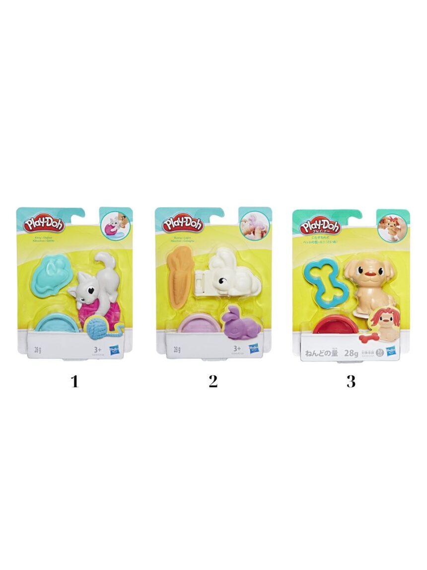 Play-doh pet mini tools (3 σχέδια) e2124 - Play-Doh