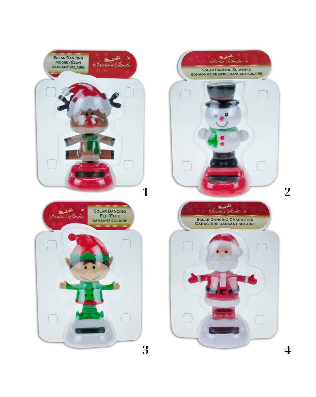 Twentyfive χριστουγεννιάτικο στολίδι χορεύει με φως ήλιου 11εκ (4 σχέδια) 5930 - FRIENDLIES