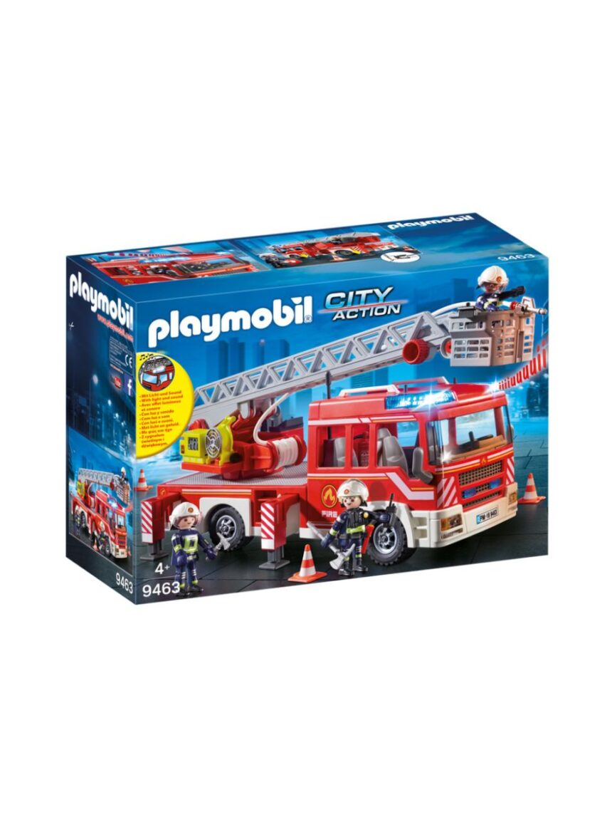 Playmobil city action όχημα πυροσβεστικής με σκάλα και καλάθι διάσωσης 9463 - Playmobil