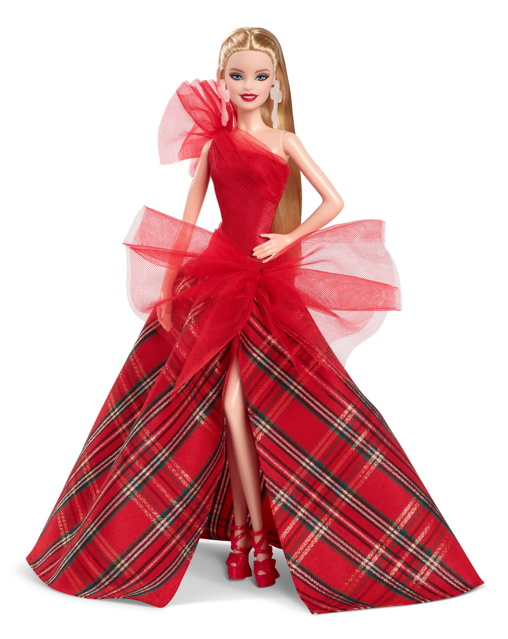 Mattel barbie συλλεκτική barbie, 2024 holiday barbie fashion doll hrm61 - BARBIE