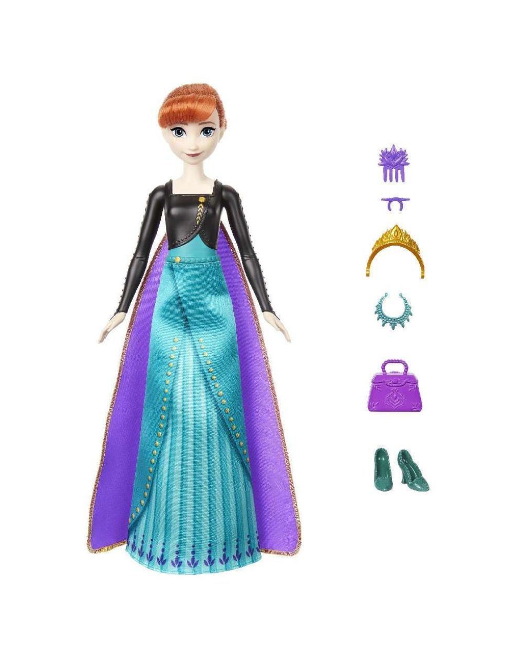 Mattel disney frozen spin & reveal κούκλα άννα με 11 εκπλήξεις hxd27 - FROZEN