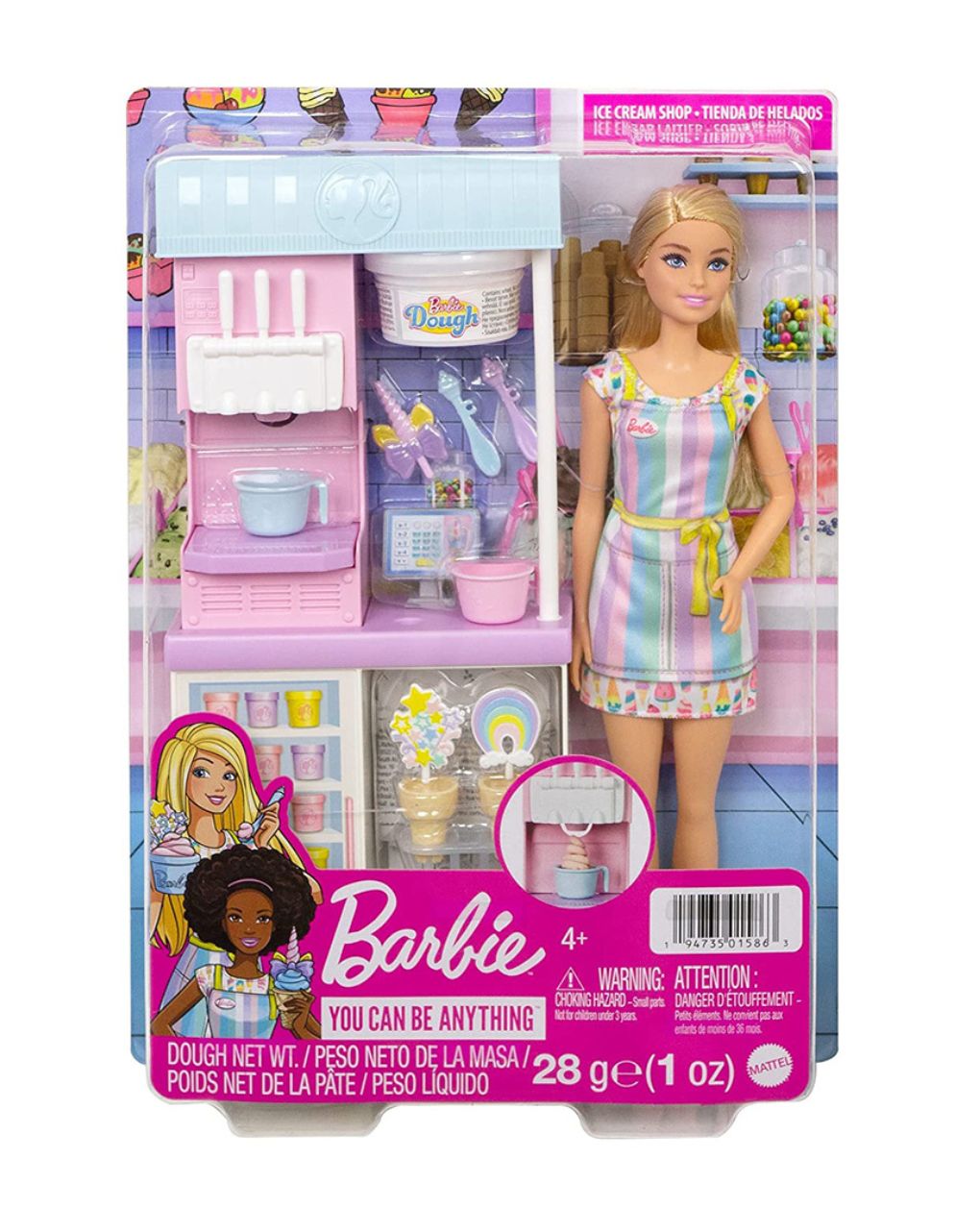 Mattel barbie εργαστήριο παγωτού hcn46 - BARBIE