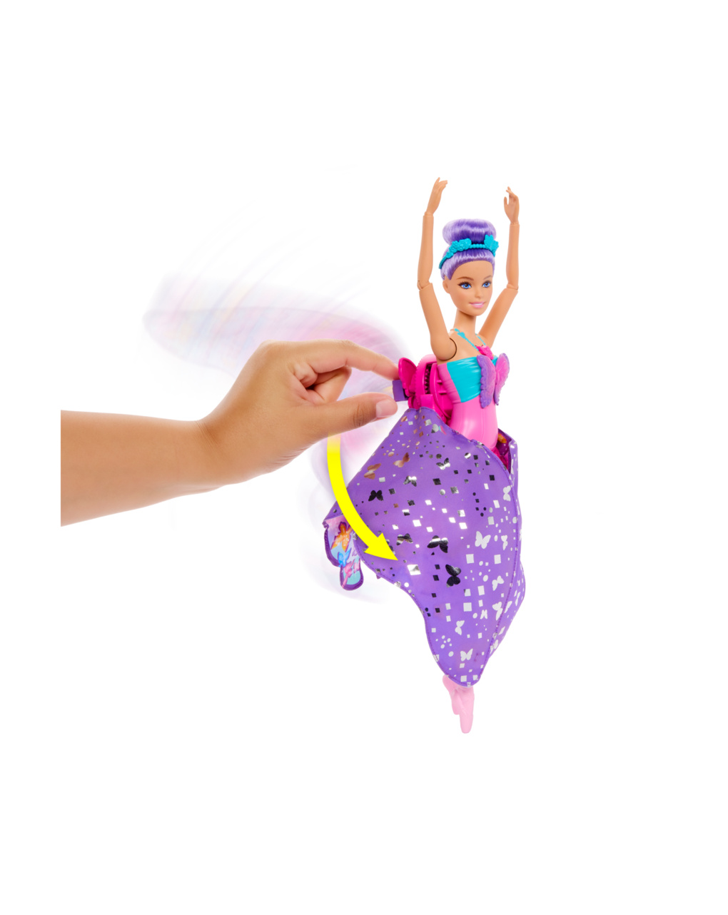 Mattel barbie dance and flutter doll κούκλα hxj10 - BARBIE