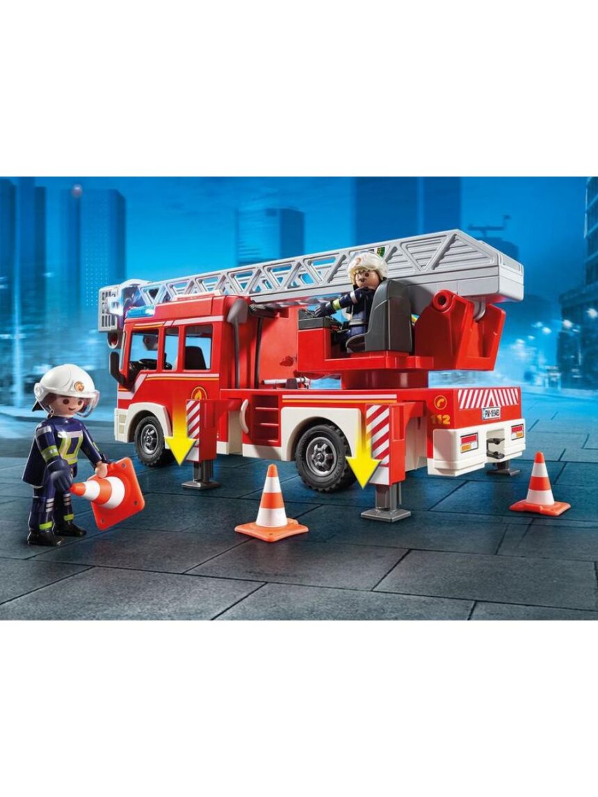 Playmobil city action όχημα πυροσβεστικής με σκάλα και καλάθι διάσωσης 9463 - Playmobil