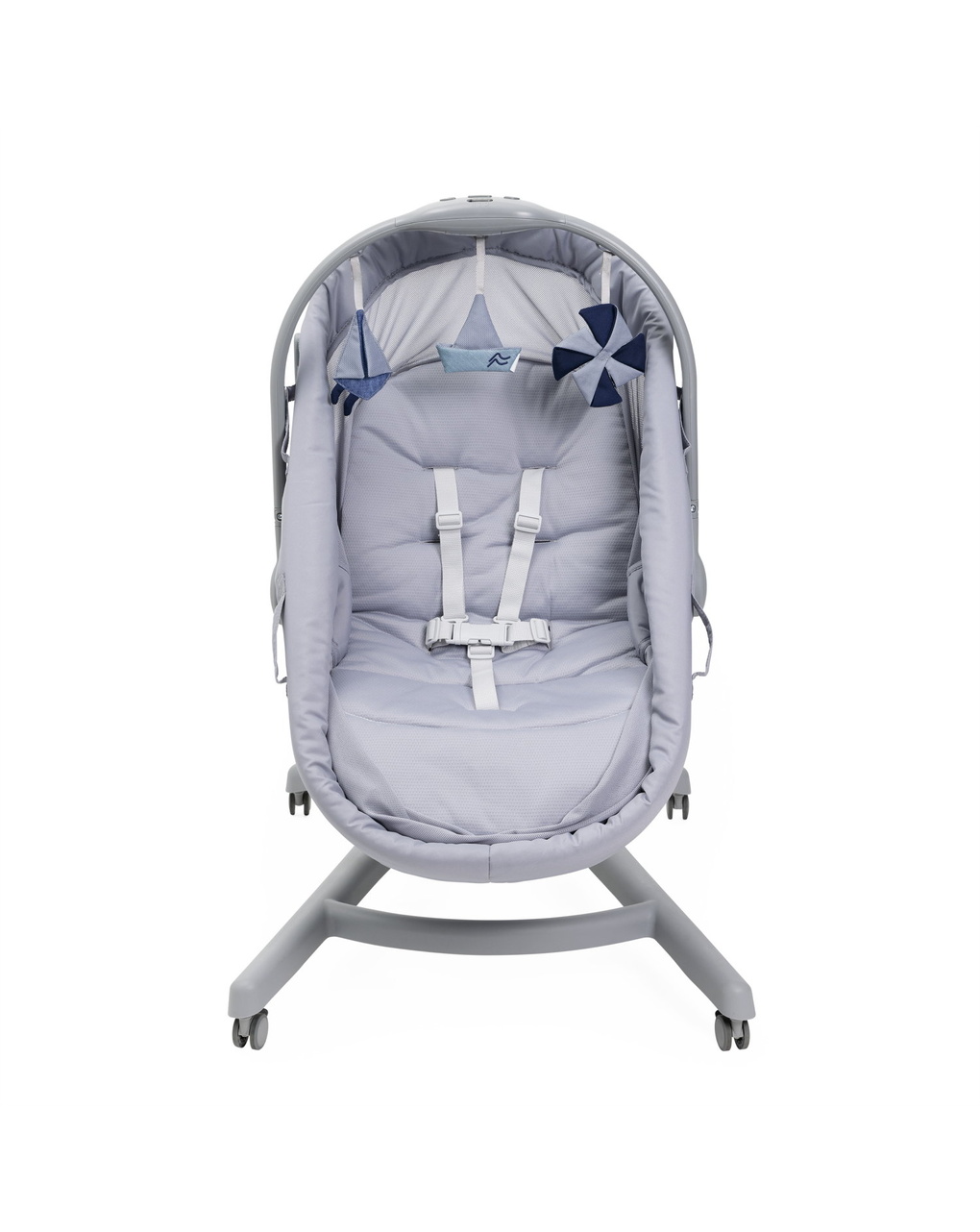 Chicco λίκνο - ριλάξ βaby hug pro 5 in 1/1 earl grey p07-87076-40 - Chicco