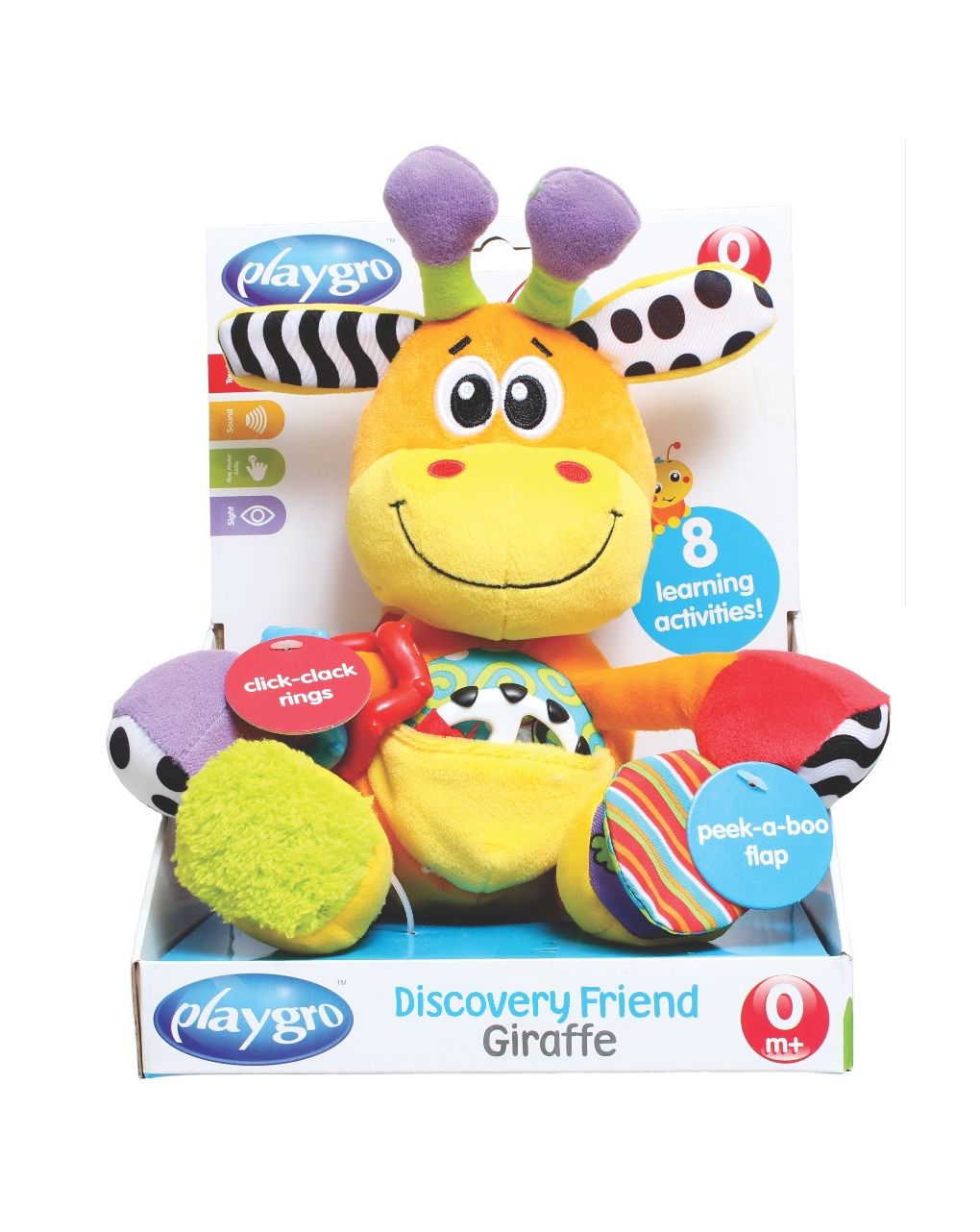 Playgro discovery friend καμηλοπάρδαλη για αγκαλιά 30εκ