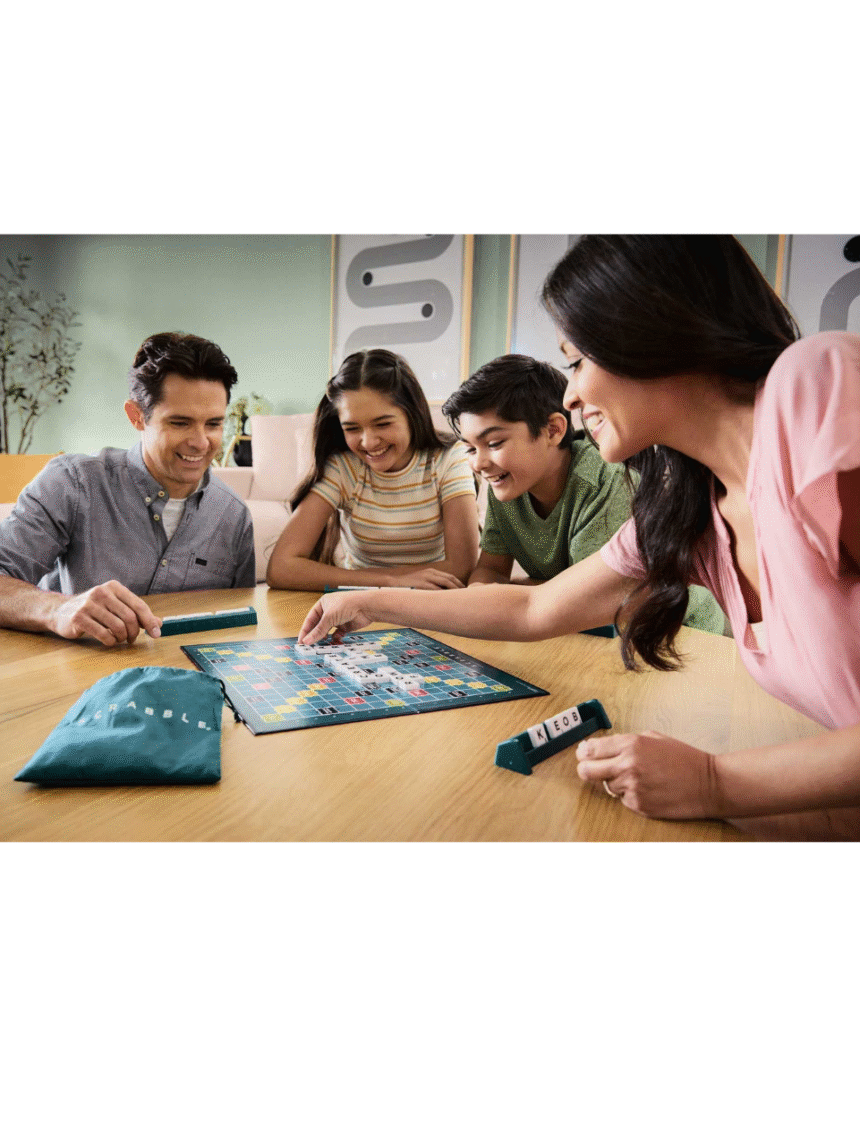 Mattel επιτραπέζιο παιχνίδι νέο scrabble 2 σε 1 hxw06 - SCRABBLE