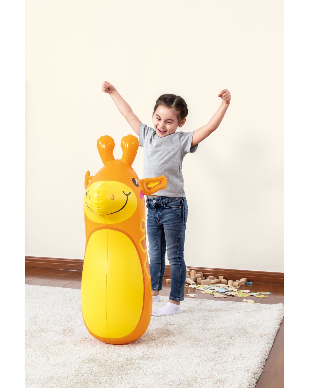 Bestway φουσκωτά ζωάκια animal shaped bop 89cm (3 σχέδια) 52152 - Bestway