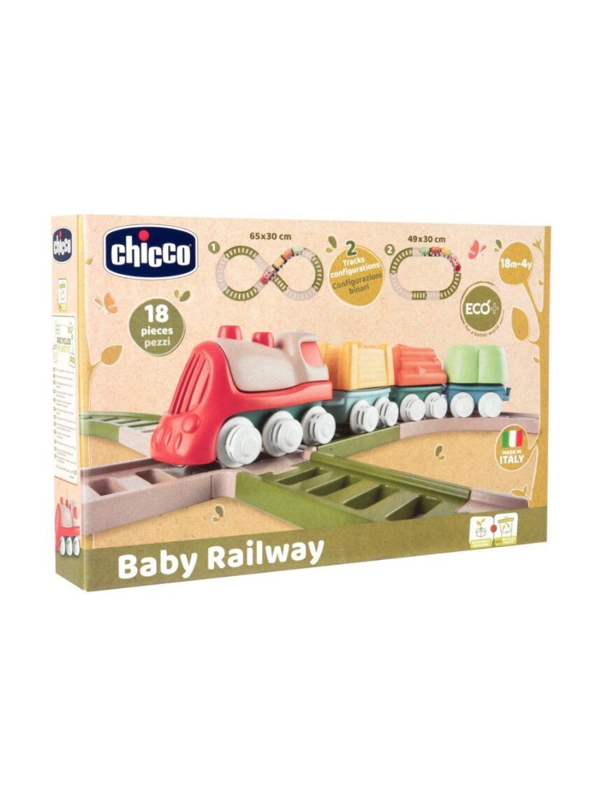 Chicco βρεφικό παιχνίδι τρενάκι eco+ z01-11543-00 - Chicco