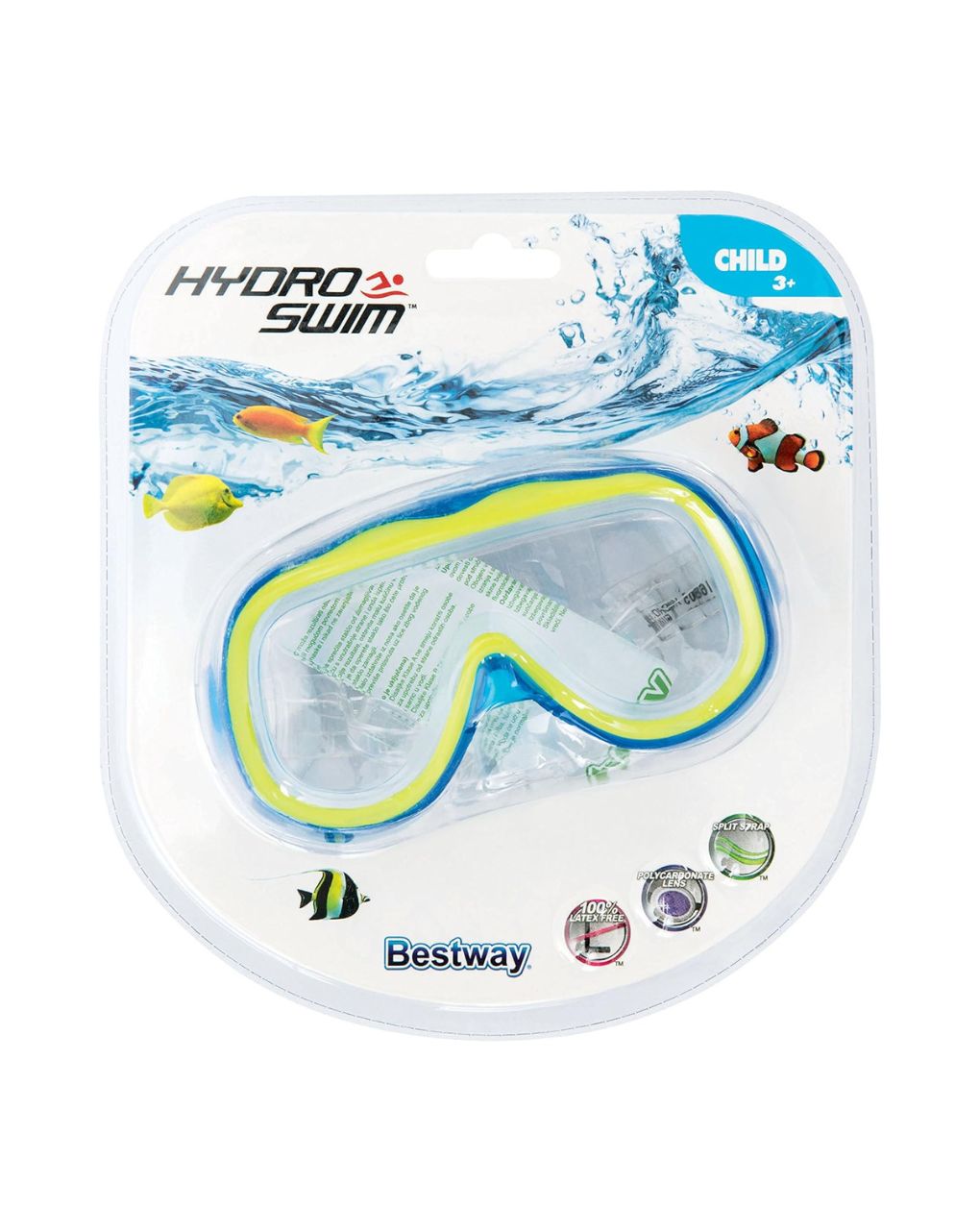 Bestway παιδική μάσκα κατάδυσης hydro-swim™ essential explora (σχέδια), 22054 - Bestway