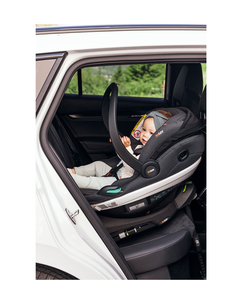 Besafe κάθισμα αυτοκινήτου go beyond i-size (40-87cm) sea green melange 11036236.sgm - Be Safe