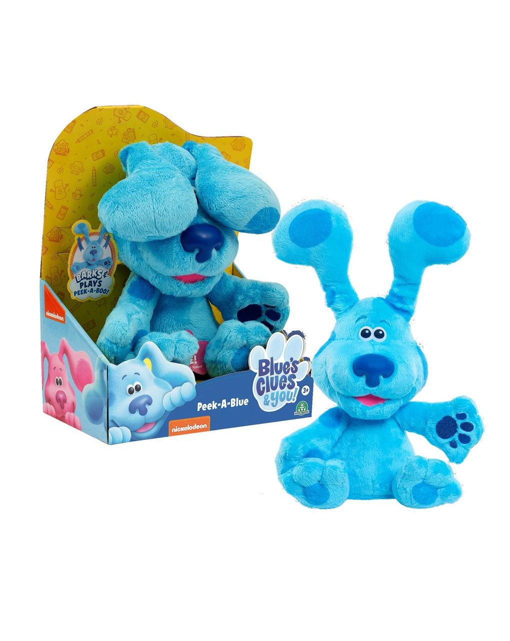 Giochi preziosi blue's clues & you λούτρινο peek a blue blu02100