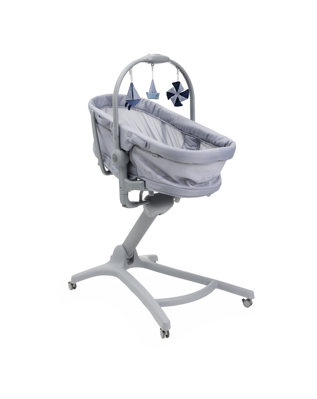 Chicco λίκνο - ριλάξ βaby hug pro 5 in 1/1 earl grey p07-87076-40 - Chicco